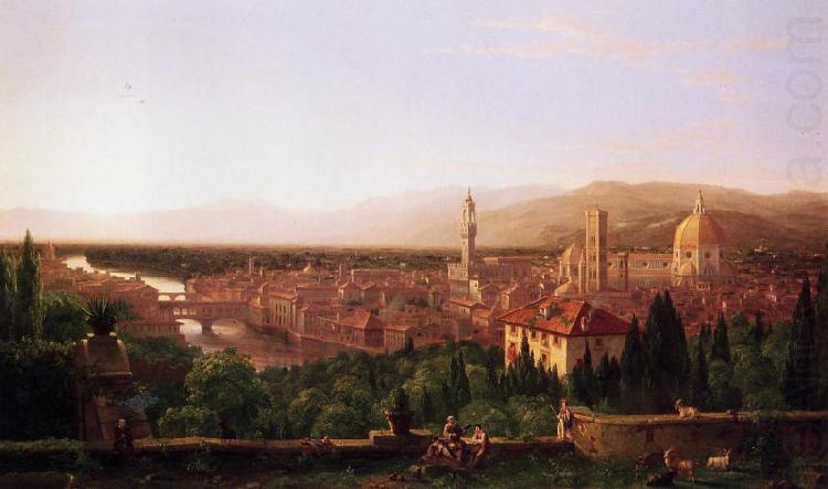 Thomas Cole View of Florence from San Miniato oil painting picture